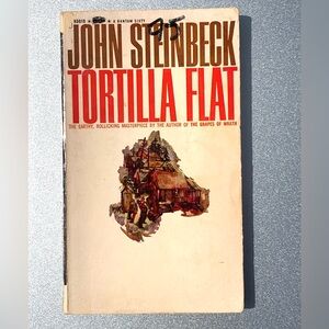 Vintage 1965 Tortilla Flat John Steinbeck 5th Printing Bantam Paperback